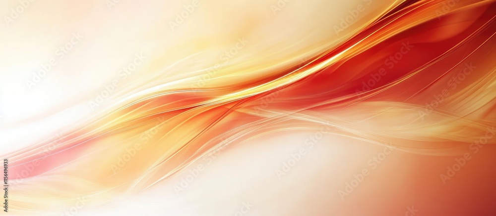 Poster abstract smooth waves background with warm soft and bold colors creating dynamic visuals with copysp