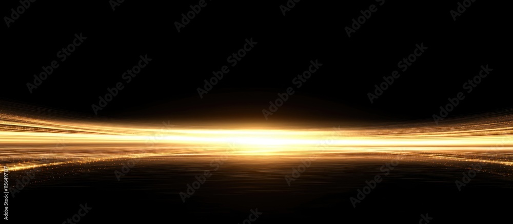 Poster abstract digital wave background with bright illumination and empty copyspace for custom text displa