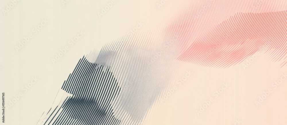 Poster abstract digital background featuring linear shapes and soft color gradients for text placement
