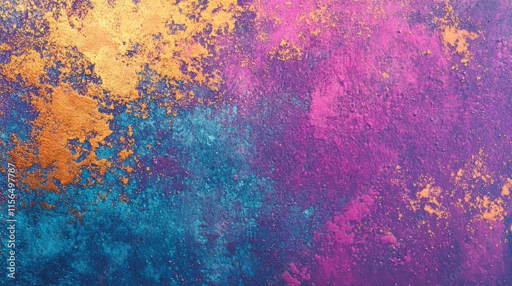 Poster colorful rust texture with vibrant abstract background and space for text overlay