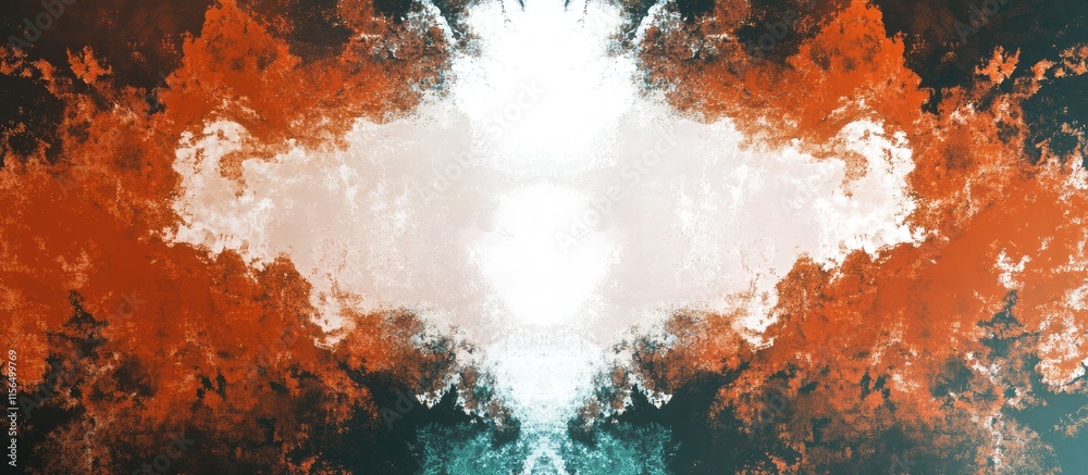 Poster abstract futuristic supernova artwork with colorful swirls and empty copyspace for text use in moder