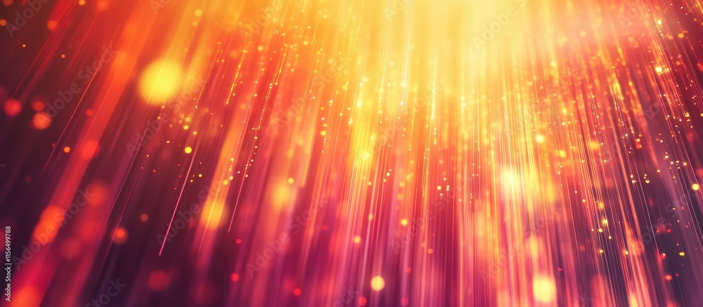 Poster dynamic abstract background with blurred light effects and copy space for business data analysis and