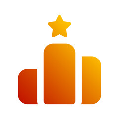 ranking gradient icon