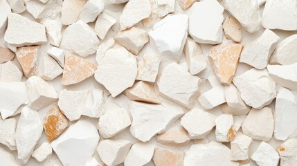 White and Beige Irregularly Shaped Rocks Texture