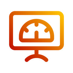 speed test gradient icon