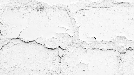 Obraz premium White Wall Texture With Cracks And Peeling Paint