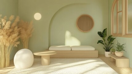 Serene Minimalist Living Room Design With Neutral Tones