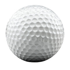 Close up Golf Ball Sport Equipment Game Texture White Sphere Dimples Competition Recreation