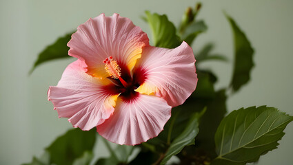 Fototapeta premium pink hibiscus flower