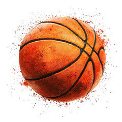 Abstract Basketball Ball Sports Competition Game Design