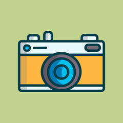 Camera Cartoon Vector Art, Illustration and Graphic