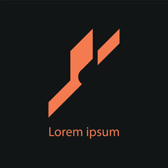 Modern minimalist logo, clean lines