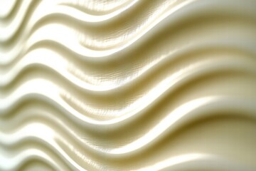 Fototapeta premium Abstract Beige Wave Pattern Background