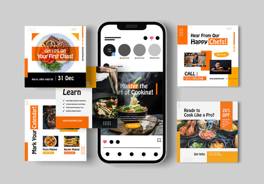 Cooking Class Promotional Design