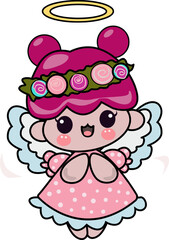 concept cute easter characters for different kind of design
