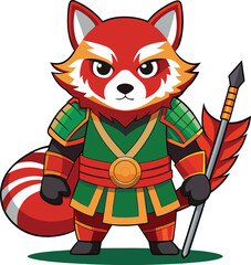 cartoon fox with a smile