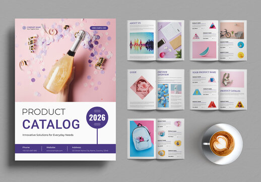Product Catalog Template Layout