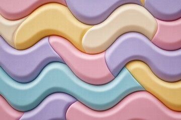 Pastel Wave Abstract Background