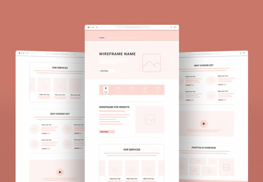 Website Wireframe Template