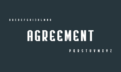 Creative geometric modern urban alphabet font. Digital abstract futuristic, fashion, sport, minimal technology typography.