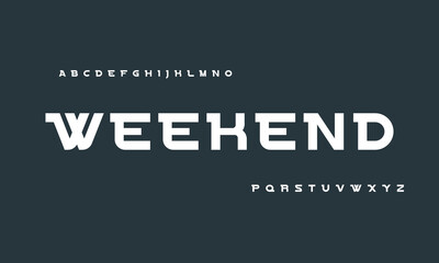 Creative geometric modern urban alphabet font. Digital abstract futuristic, fashion, sport, minimal technology typography.