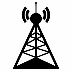 Naklejka premium Antenna Line Art Vector Design