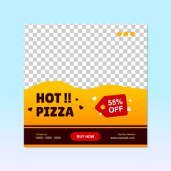 food promotion social media template