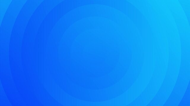 Displacement circles shapes on animated gradient background dynamic abstract pattern 3D motion graphics spin tunnel digital backdrop lighting colour blue