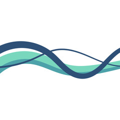 Shape Wave Line Border