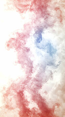 Fototapeta premium Abstract Colored Smoke Swirls, a Colorful, Ethereal Dance in the Air, Gracefully Rising and Expanding with Subtle Hues.