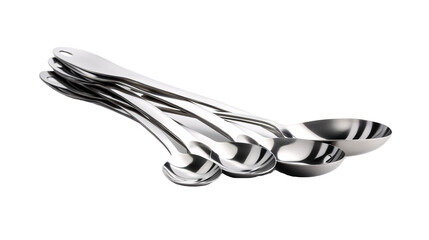 Adjustable Measuring Spoons for Accurate Measurement - Isolated on White Background