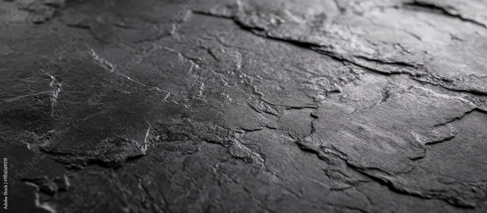 Poster Dark Grey Textured Surface with Rhombus Patterns and Blank Space for Custom Text or Design Elements