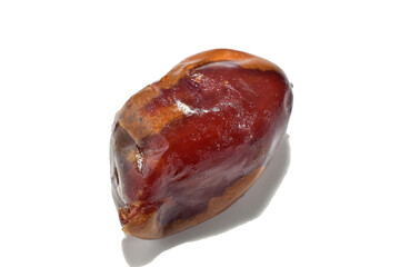 Dried dates fruit isolated on white background. Clipping path. High quality photo