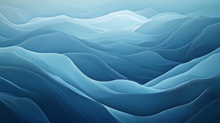 Obraz premium Textured abstract background blue and white painted wallpaper grainy illustration, waves and random seamless pattern