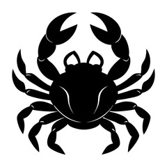 Crab Silhouette vector illustration