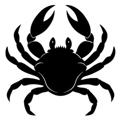 Crab Silhouette vector illustration