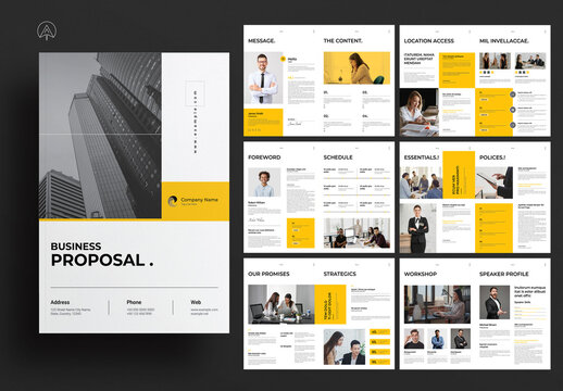 Business Proposal Brochure Template