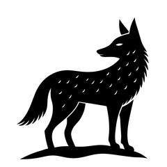 Coyote Silhouette vector illustration