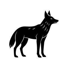 Coyote Silhouette vector illustration