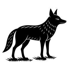 Coyote Silhouette vector illustration