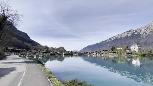 Switzerland, Europe, Iseltwald, Landscape, Wallpaper, Beautiful, View, Stunning, Winter, Lake, Brienz