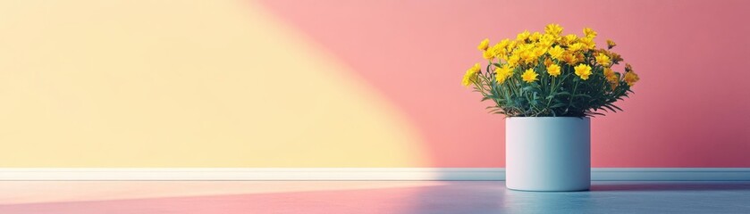 Influence flat design side view self-improvement theme 3D render