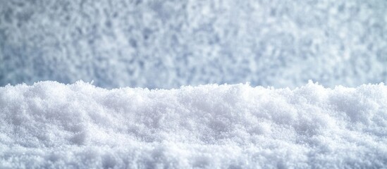 Obraz premium Snowy Road Landscape with Clear Path and Soft White Background Ideal for Seasonal Messages or Winter-Themed Advertisements