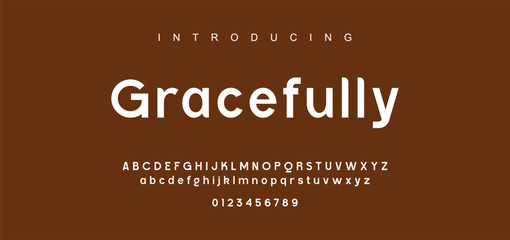 Abstract modern urban alphabet fonts. Typography sport, technology, fashion, digital, future creative logo font.