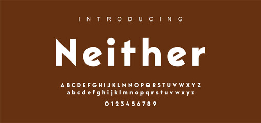 Abstract modern urban alphabet fonts. Typography sport, technology, fashion, digital, future creative logo font.