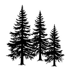 Obraz premium forest tree icon