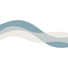 Transparent Modern Wave Shape