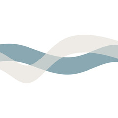 Transparent Modern Wave Shape