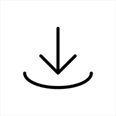 Download icon vector illustration design. Eps 10.