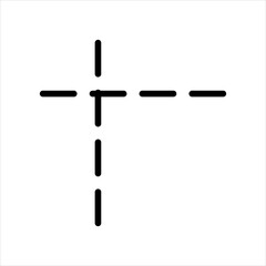 Guideline icon vector illustration design. Eps 10.